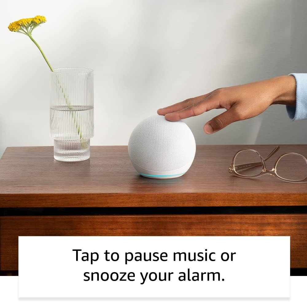 Echo Dot 5th Generation smart speaker with Alexa and LED display