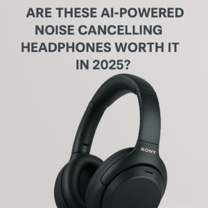 Sony WH-1000XM4 wireless noise cancelling headphones with AI features for 2025 remote work